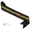 VIVIVOGO Congratulations Quitter Retirement Sash, Funny Retirement Party Supplies, Ideas,