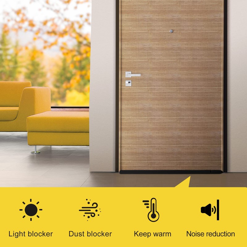 fowong Draught Excluder for Doors, 88cm Double Side Draft Excluder