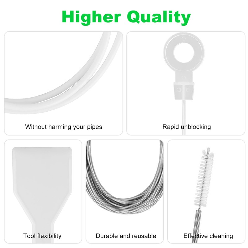 BZTT 8 PCS Refrigerator Drain Cleaning Tool - Fridge Water