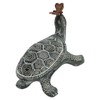 Turtle Butterfly Garden Statue Resin Fade Proof Weather Resistant Curious