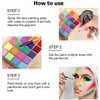 KARLOR Face Paint Palette, 20 Colourful Make-Up Colours, Neon Make-Up,