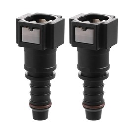 X AUTOHAUX 2pcs Car Fuel Line Quick Connector for 5/16 to 5/16 ID Nylon Tubing