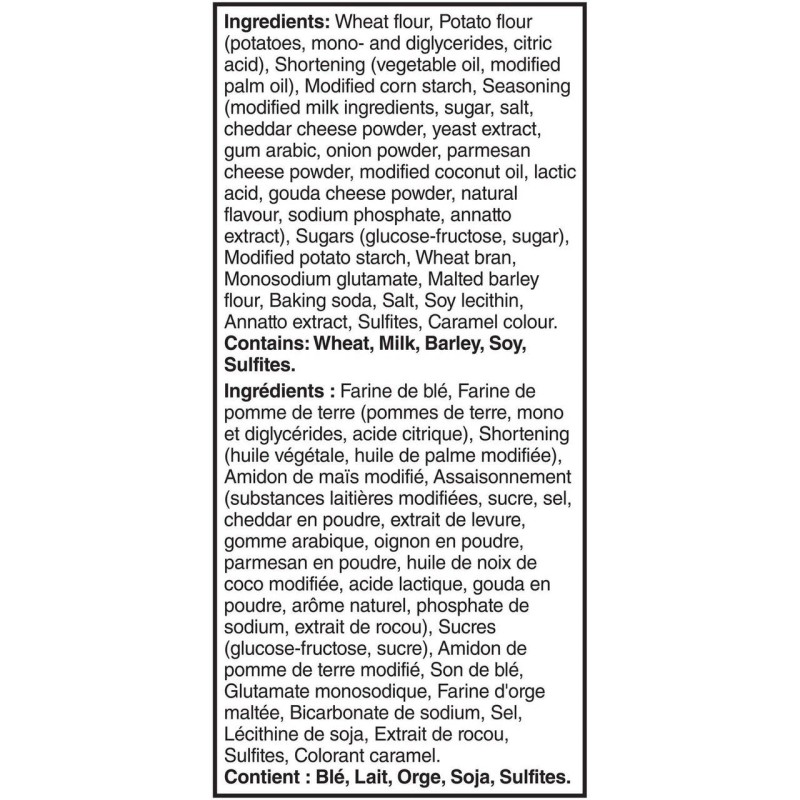 Christie Crispers, Cheddar Crackers, 145g/5.1 oz