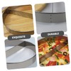 Ciieeo 3pcs Stainless Steel Pizza Saucing Ring Baking Tool for