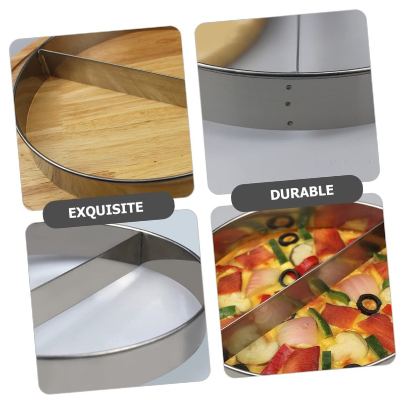 Ciieeo 3pcs Stainless Steel Pizza Saucing Ring Baking Tool for