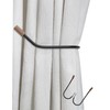 Curtain Holdbacks Farmhouse Curtain Holder for Drapes Tiebacks, Quality Metal