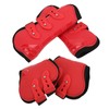4pcs Horse Leg Guard PU Neoprene Front Hind Horse Tendon
