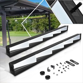 Universal Adjustable 5-Panel Wink Rear View Mirrors Compatible with EZGO/Club Car/Yamaha Golf Cart,2Pcs