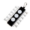 Tecno Pro Cross-Country Golf Tee Holder with 12 Tees &
