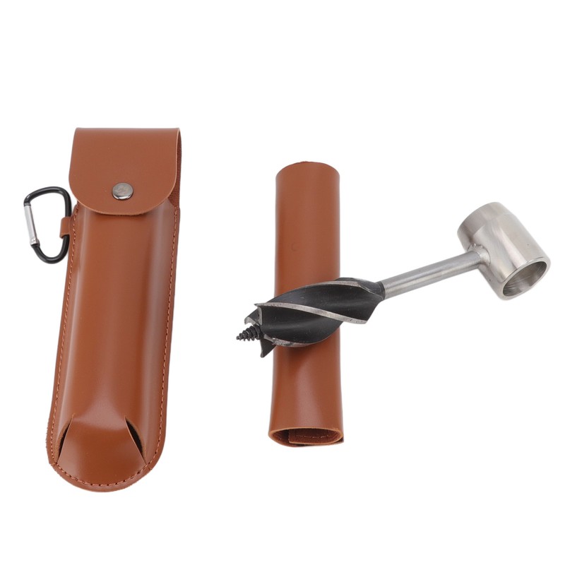 Manual Wood Auger Wrench Hand Survival Auger Wrench Multifunctional Woodworking