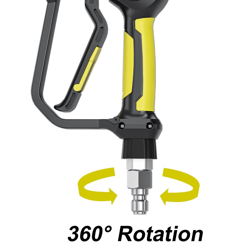 POHIR Pressure Washer Gun 3600 PSI with 3/8'' Swivel Quick