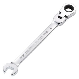 Draper 52011 Hi-Torq Metric Flexible Head Ratcheting Combination Spanner, 10mm,Blue