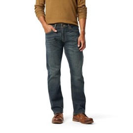 Levi Strauss Signature Gold Men's Regular Straight Fit Jeans, Bigfoot, 30W x 32L