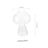 Mikinona Mushroom Glasses Creative 2pcs Novelty Drink Cup for Bars