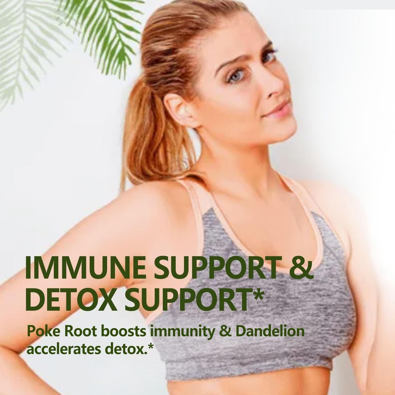 Eubrition Poke Root Drops for Lymph System Support, Lymphatic Drainage