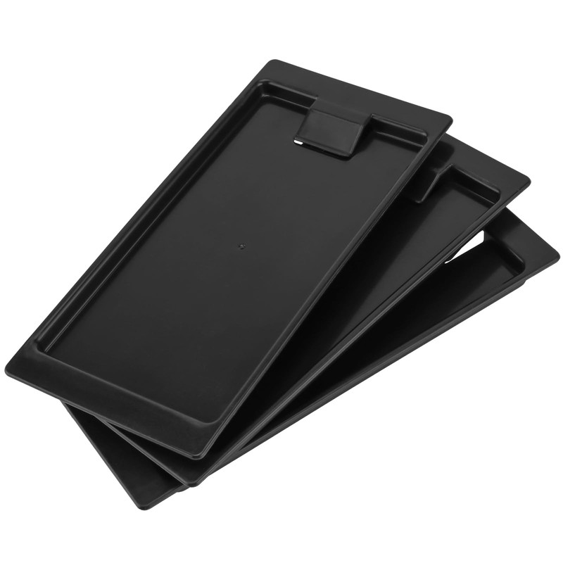 HAKZEON 40 PCS Black Check Holders, Plastic Tip Trays, Check