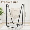 Hammock Chair with Stand, Heavy-Duty Hanging Bohemian Style with Tassel
