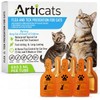 Cat Flea & Tick Care Drops, Easy-Apply Topical Formula for