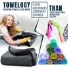Towelogy Microfibre Shower Drying Cloths Streak Free, Super Absorbent Cleaning