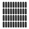 400Pcs Rubber End Caps 4mm ID PVC Round Tube Bolt