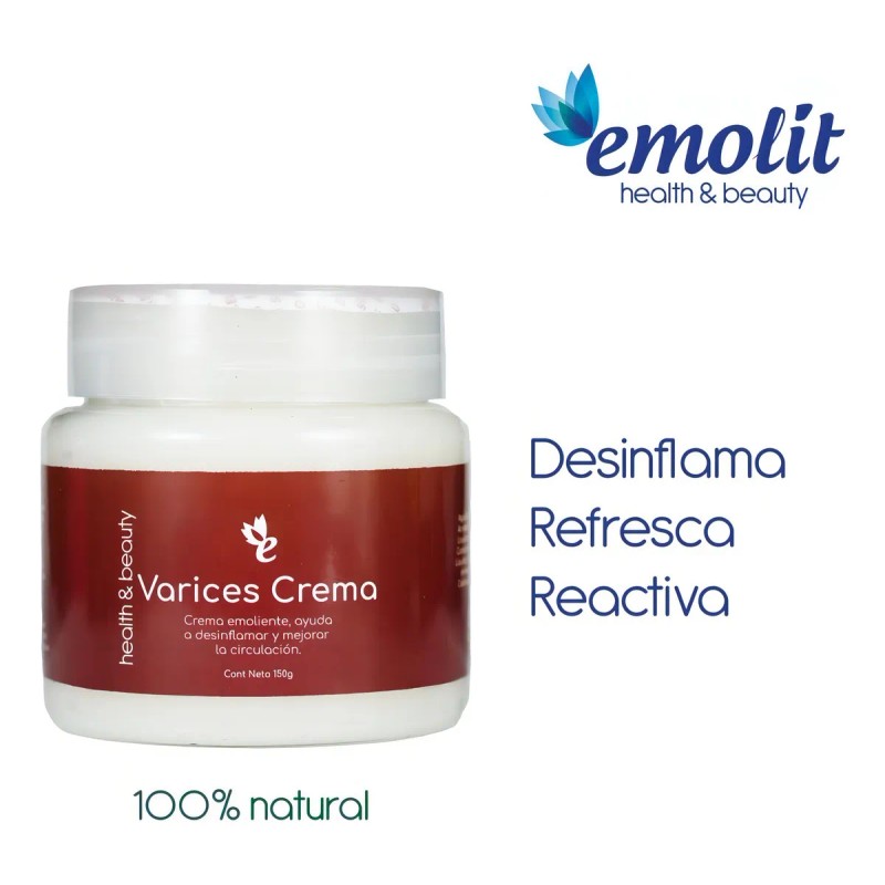 Crema Para Varices Emolit Con Castaño De Indias Y Hamamelis