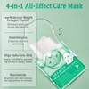 Collagen Face Mask,Advanced Hydrogel Sheet Masks Skincare, Pack of 6