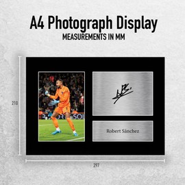 HWC Trading Robert Sanchez Chelsea Gifts Printed Signed Autograph Picture for Football Fans and Supporters - A4