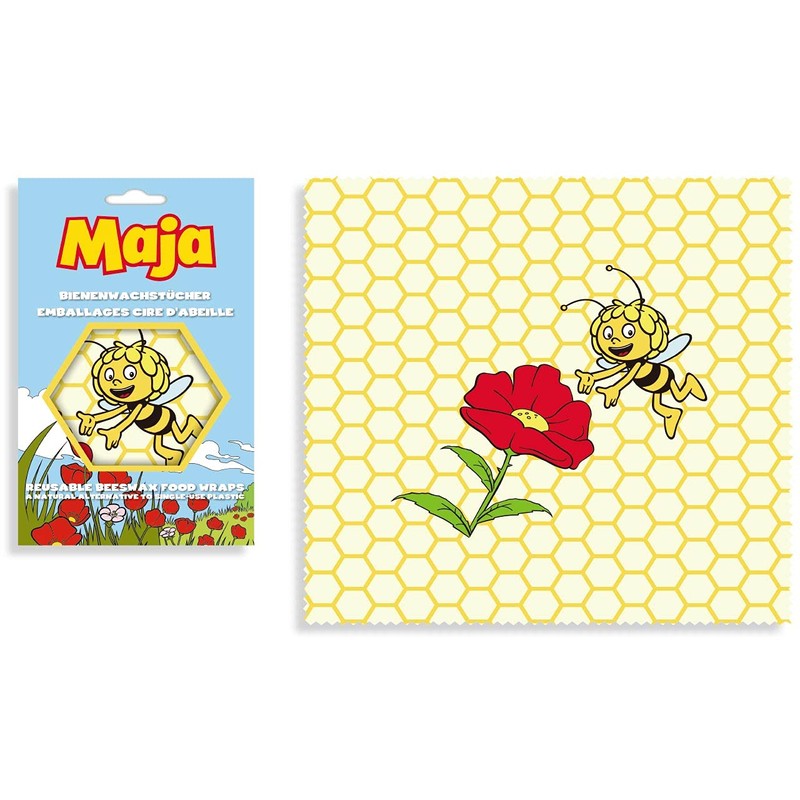 NUTS NUBM10 Beeswax Wrap, Mitsaw, Cotton, 100% Organic Cotton, Reusable,