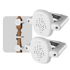 2SET,Stairway Baby Gate Mounting Kit, No-Drill Banister Adapter – Fits Posts 1.5" to 3.5" Wide, Universal Adapter for Pressure or Hardware-Mounted Gates