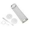 Stainless Steel Rolling Grilling Basket Wire Mesh Cylinder Grill Basket