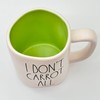 Rae Dunn I DON'T CARROT AT ALL Mug - Green
