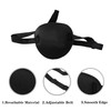 MYUBWTF Black Single Eye Mask, Pirate Skull Crossbone eye patch，Adjustable