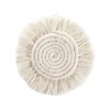 Geieold 5Piece Macrame Handmade Cotton Coasters Woven Coaster for, Boho