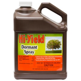 Hi-Yield Dormant Spray Oil 1 Gal Paraffinic Oil Fruit Trees Roses Shrubs - NOT FOR: CA,NY