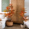 Nearly Natural 4ft. Autumn Sumac Artificial Fall Tree