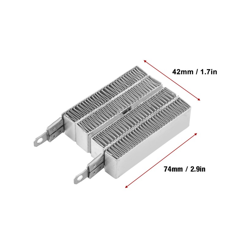 Aluminium Housing Constant Temperature PTC Ripple Heating Plate Thermistors Heater(24V/150W)
