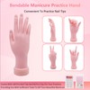 Nail Kit for Beginners with Everything,Practice Hand Set & Storage