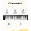 Finger Dance 61 Key Folding Piano Keyboard, Upgrand Imitation Wood