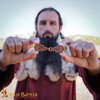 Lord of Battles Viking Cloak Clasp Bronze Cloak Pin Celtic