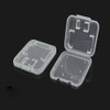 Memory Card Cases Storage Box Pack of 12 Transparent SD