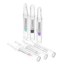 IWOWHERO 6pcs Portable Eye Makeup Applicators for Women Includes Glitter Shadow Stick Eyebrow Brushes Easy to Clean Travel Friendly Beauty Tools