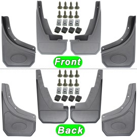 Unbranded FOR LAND ROVER DEFENDER L663 90 110 130 2020 + FRONT & REAR MUD FLAPS MUDGUARDS