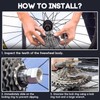 TAIXING Bicycle Chain Whip, Sprocket Puller Gear Puller Kit, Sprocket