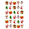 30 x Christmas Edible Wafer Paper Cupcake Toppers Stand up Rice Fairy Snowman Santa Jingle Bells Tree Reinder