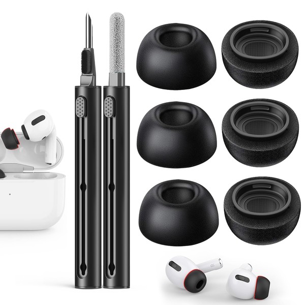 Pohgelan Pohgelan Memory Foam Replacement Ear Tips Compatible with AirPods