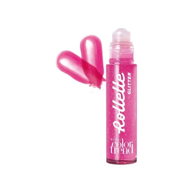 Brillo Labial Rollette Glitter Surtido 3pz Color Trend Avon