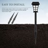 Veemoon 10pcs Solar Light Stakes Replacement Ground Spikes, Plastic Solar