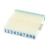 YOKIVE Combination Number Stamp, Detachable Stamper with 9 Digits Press