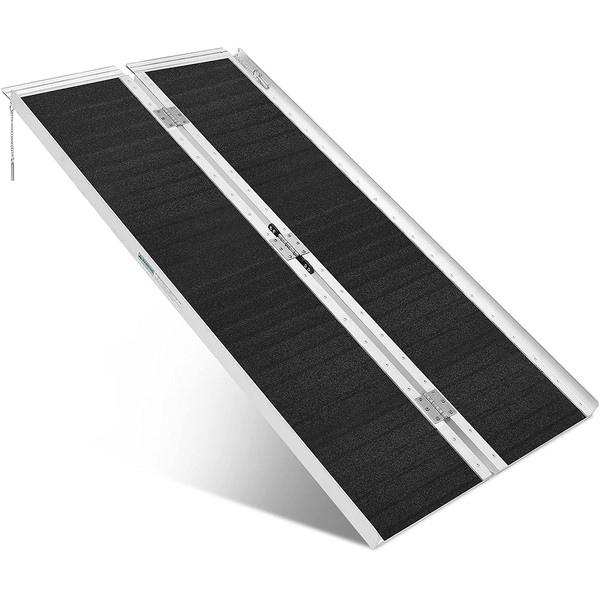 ORFORD Non Skid Wheelchair Ramp 5FT, Utility Mobility Access Threshold Ramp for Home, Steps, Stairs, Doorways, Scooter