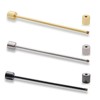 3PCS Men's Brass Collar Bar Tie Necktie Pins Clasp Shirt